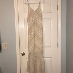 Cream maxi dress